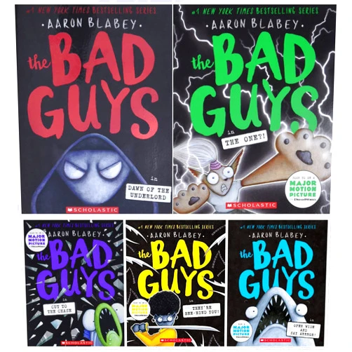 By Aaron Blabey (Author) NEW SET! The Bad Guys Series 5 Books Set (Book #11 - Book #15)
