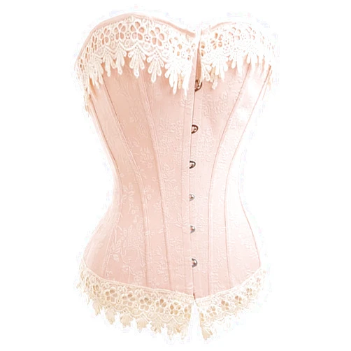 Alivila.Y Fashion Womens Sexy Vintage 1920s Renaissance Lace Trim Corset Bustier
