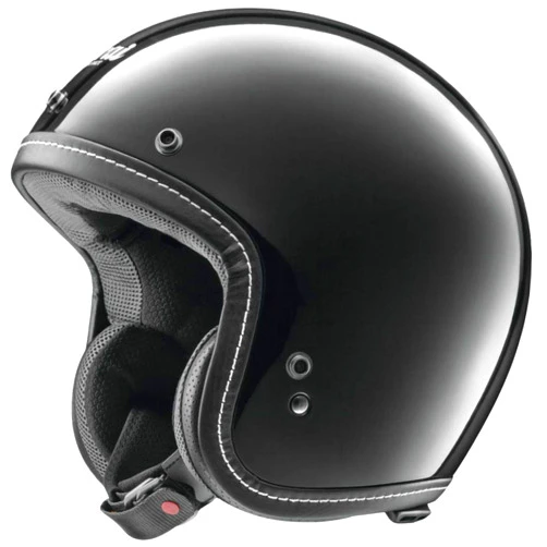 Arai Classic-V Solid '20 Adult Street Motorcycle Helmet - Black/Medium