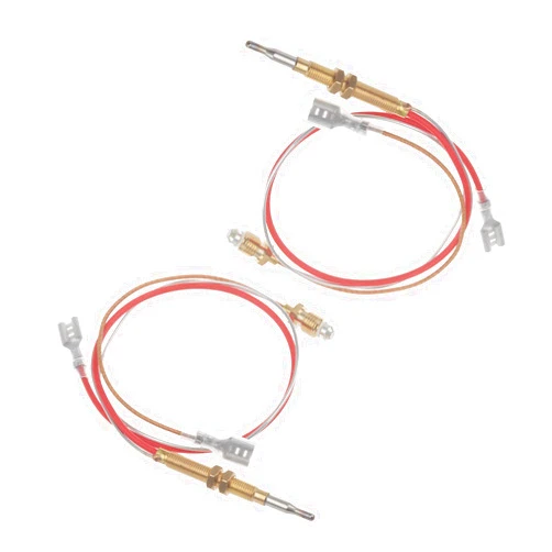Timsec Outdoor Patio Heater Thermocouple Sensor, with M8 x 1 End Connection Nuts, M6 x 0.75 Thermocouple Head Thread and 2 Screw Nuts, 16.2