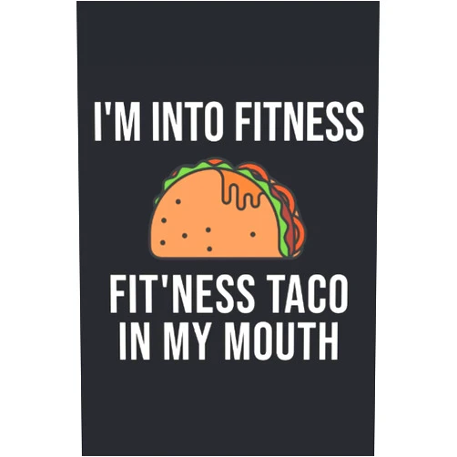 Fitness Book Edition I'm Into Fitness Fit'ness Taco In My Mouth: Weight lifting Log Book, Gym Training Log Book Journal, Funny Gym and Taco Lovers, 120 Pages, 6