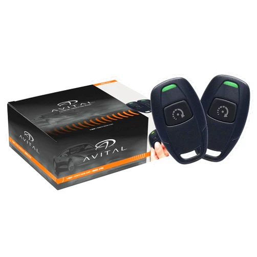 Avital 4115L 1-BTN Remote Start System with 1/4 Mile Range (Renewed)