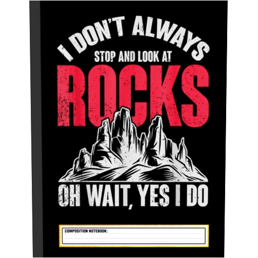 Geologist Co Funny Geologist Gift Professor Rock Collector Geology Composition Notebook