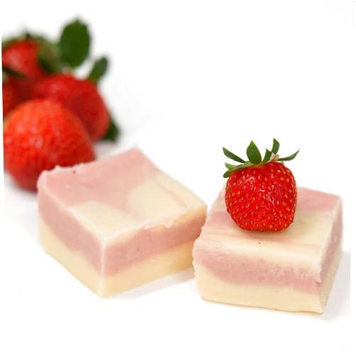 Valley Fudge & Candy Valley Fudge, Strawberry Cheesecake, Fresh Artisan Fudge, Real Butter, Gourmet Candy, Half Pound Package