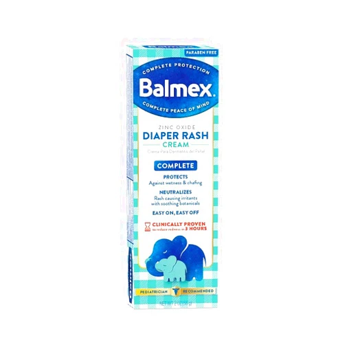 Balmex Zinc Oxide Diaper Rash Cream Advanced Formula - 2 oz, Pack of 3