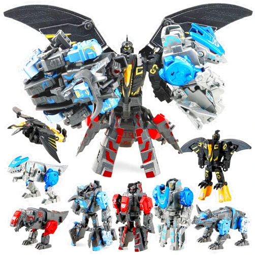 Getatoy Dinosaur Transforming Robot Toys with 11 Shapes: 4-in-1 STEM Toy Figure Robot Dinosaur Toys for Kids 3-8 Dinosaur Transform Toys Birthday Gifts for Boys Girls Age 8 9 10 Years Old