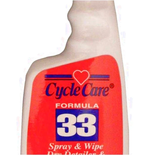 Cycle Care Formulas Formula 33 Spray and Wipe, Dry Detailer and Bug Remover - 22oz. 33022