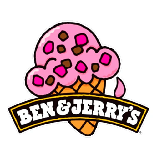 LAD Studio Ben & Jerrys Sticker Vinyl Bumper Sticker Decal Waterproof 5
