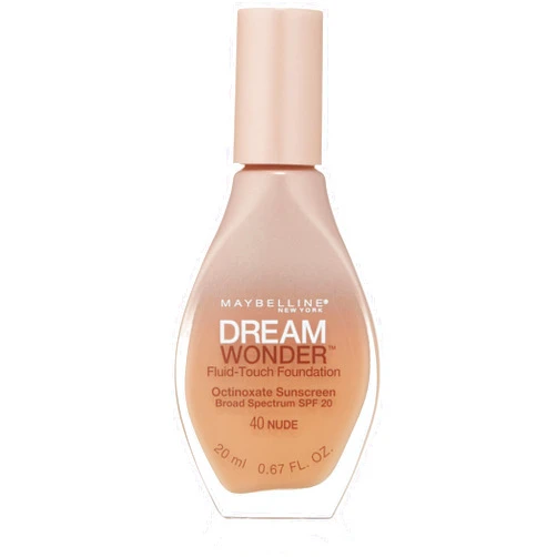 Maybelline New York Dream Wonder Fluid-Touch Foundation, Nude, 0.67 Fluid Ounce