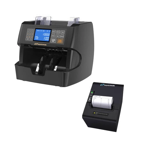NUCOUN NC-5 Money Counter Machine and 80mm Thermal Receipt Printer
