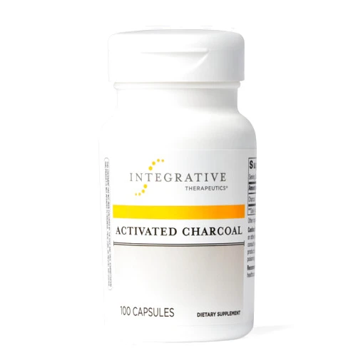 Integrative Therapeutics Activated Charcoal - Gluten Free - Dairy Free - 100 Capsules