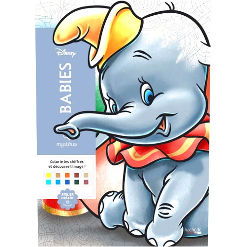 French Edition by Christophe-Alexis Perez (Illustrator) Coloriages mystères Disney Babies