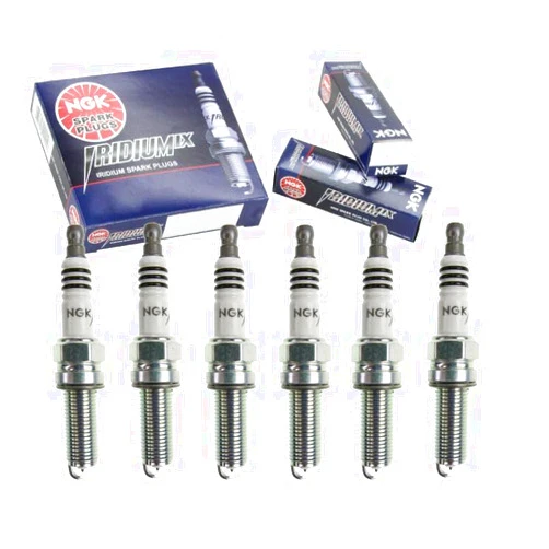 Sixity Auto 6 pc NGK Iridium IX Spark Plugs compatible with Chrysler Town & Country 3.6L V6 2011-2016