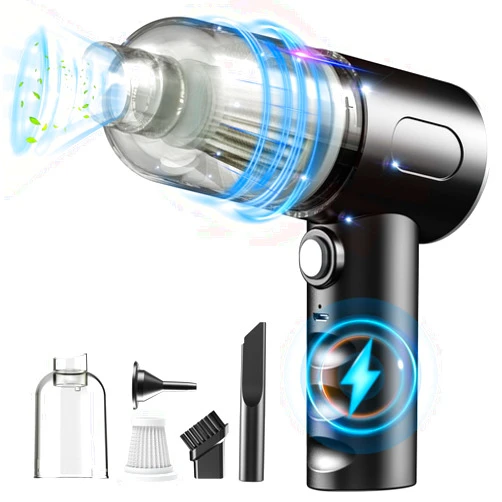 IFTHFOUR Compressed Air Duster-Vacuum Keyboard Cleaner-Air Blower 3-in-1-Electric Air Dusters-Replace Compressed Air Cans for PC,Computer Keyboard,Car Dusterpc Cleaning