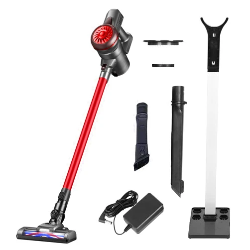 Washranp Cordless Vacuum Cleaner Rechargeable,15KPA 140W Powerful Lightweight Vacuum Cleaner[Up to 55min Runtime] with Anti-entangle Floor Brush for Pet Hair Hard Floor Carpet Stair Dorm from USA Fas