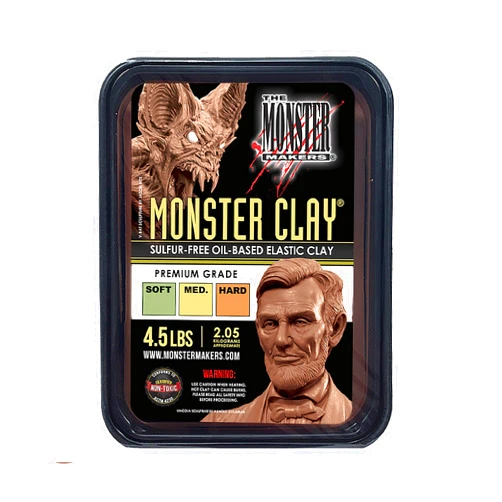 Monster Makers Monster Clay Premium Grade Modeling Clay - Hard - (4.5lb)