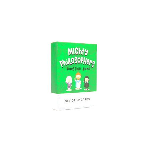 The School of Mindfulness- Mighty Philosophers Question Deck for Children, Take Turns Asking and Answering Imaginative and Philosophical Questions