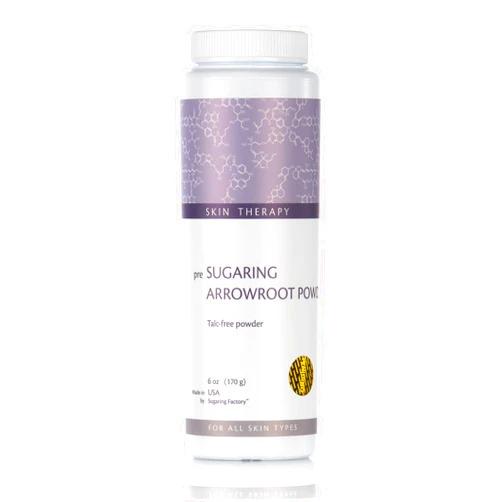 Sugaring Factory Arrowroot Powder for body and facial Sugaring at home and professional use (talc-free) Organic Ingredients only