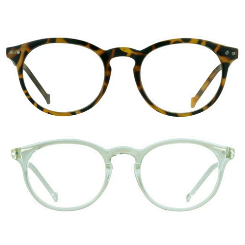 proSPORT Round Vintage Retro Reading Glasses Stud Accents Men Women Small Light-Weight
