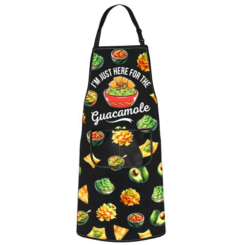 G2TUP Guacamole Kitchen Apron Guacamole Gifts Guacamole Lover Apron I'm Just Here For The Guacamole Mexican Food Apron