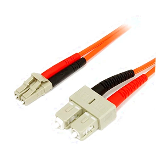 StarTech.com 2m Fiber Optic Cable - Multimode Duplex 62.5/125 LSZH Fiber Jumper Cord - LC/SC