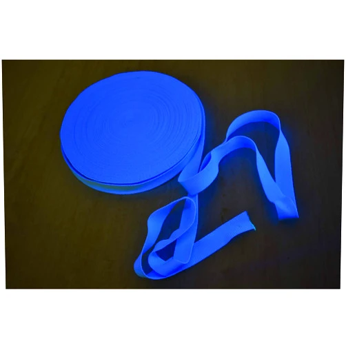 DIRECTGLOW LLC Blacklight Glo-Line Luminescent Fabric Ribbon (Blue, 80 Feet)
