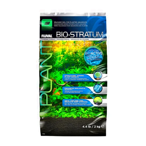 Fluval 12696 Natural Mineral-Rich Volcanic Soil Bio Stratum for Planted Tanks, 4.4 lbs. - Aquarium Substrate for Healthy Plant Development, Growth, and Color