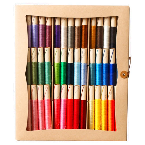 Fujix huzikkusu Soie Et sowae Solid 15 m Pack of 45 Paper Pack of Embroidery Thread