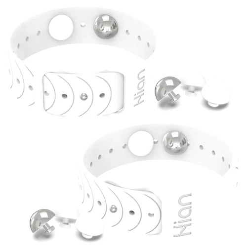 Hion Motion Sickness Bands Sea Sickness Wristbands Adjustable Acupressure Nausea Wristband/,Natural Relief of Nausea Headaches,Insomnia,Anxiety,Sleep Aid, Morning Sickness,Motion Sickness-（1 Pair White）