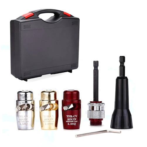 AIYUNDI Automatic Wire Stripping and Twisting Tool for Drill, Electric Cable Stripper Connector kit for 2.5 4 6 Wires- Quick Nut Twister- Professional Electrician Tools for Fast and Efficient
