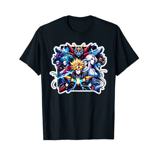 Starpushers Cosmic Heroes & Mecha Odyssey Ensemble T-Shirt