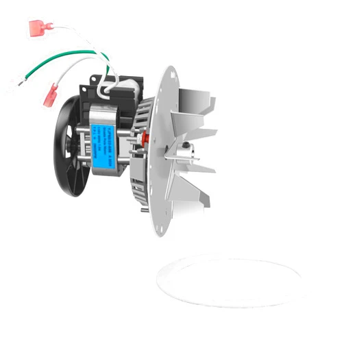 FlameDuty Replacement 812-4400 Exhaust Blower Motor for PelPro PP130, PP60, Quadra-Fire Castile, Santa Fe, Heatilator Eco-Choice PS35, Pleasant Hearth PH50CABPS Pellet Stoves (No Housing)