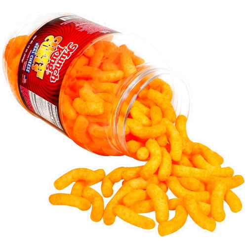 Munch King Snacks Cheese Curls 12 oz. Barrel