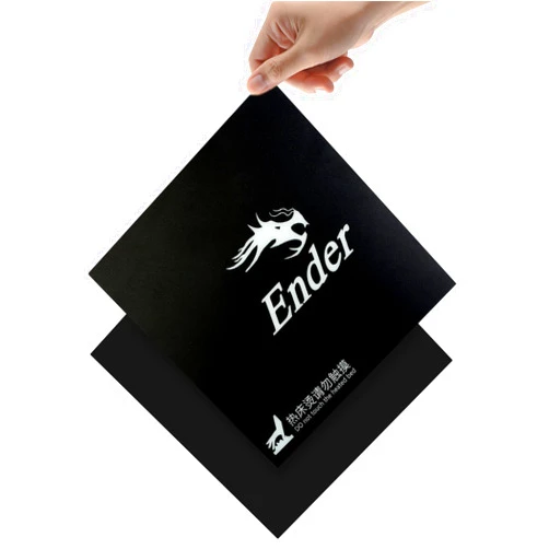 FYSETC 3D Printer Heated Bed Platform 200X200mm Flex Hot Bed Build Plate 2 in 1 with Adhesive Backing Build Surface for Make Select Plus V2 Prus i3 Vinci 1.0 Tarantul I3 Printer