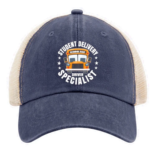 Mizraon Funny Students Bus-Driver School Bus Drivers Trucker Hat Running Hats for Women AllBlack Men Hats Gifts for