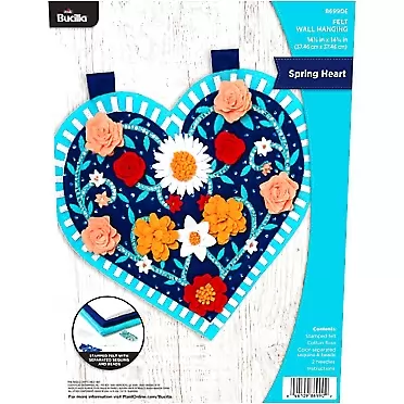 Bucilla Felt Applique Wall Hanging Kit, 14.75
