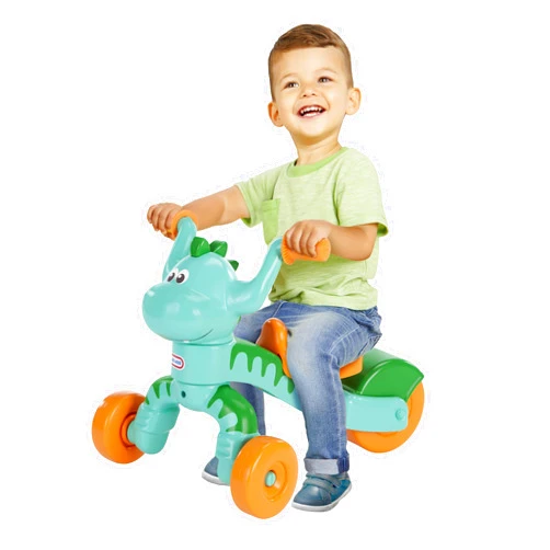 Little Tikes Go and Grow Dino Indoor Outdoor Ride On Toy Trike for Preschool Kids - Toddlers Dinosaur Inspired Toys and Toddler Trike to Develop Motor Skills for Boys Girls Age 1-3 Years