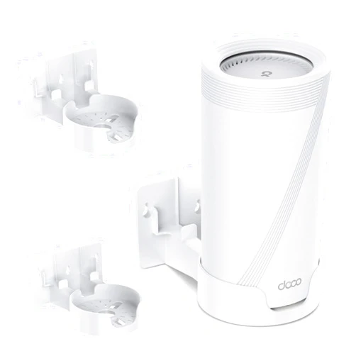 EDUP LOVE Deco Mesh Wall Mount for Deco WiFi 7 Mesh System BE63/BE65/BE75/BE85/BE95/BE10000/BE17000/BE22000/BE33000 BE Serie, Deco Mesh Wi-Fi 7 Mount Bracket Holder, Easy Installation (White, 2 Pack)