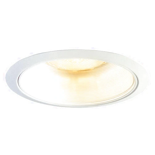 Halo 310 Series 6 in. White Recessed Ceiling Light Fixture Trim with Coilex Baffle, White Trim / White Baffle, 200