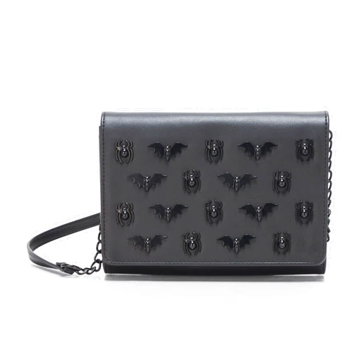 Betsey Johnson Xosybil Flap Crossbody with Halloween Studs