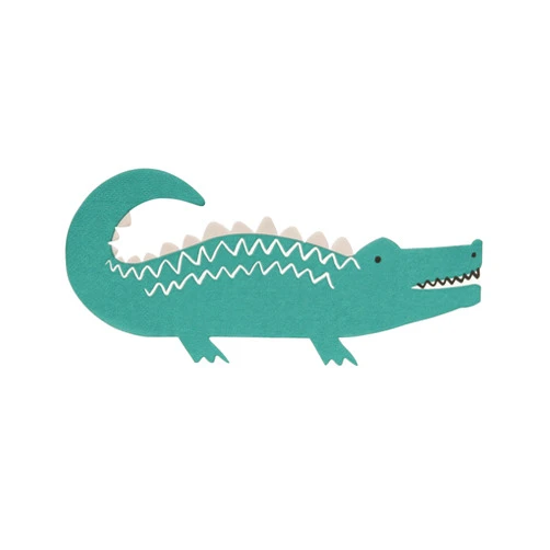 Meri Meri Crocodile Napkins (Pack of 16)