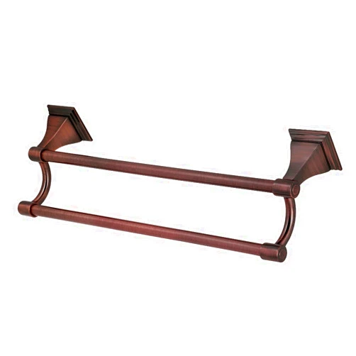 Kingston Brass BAH612318AC Monarch Dual -Towel Bar, Antique Copper