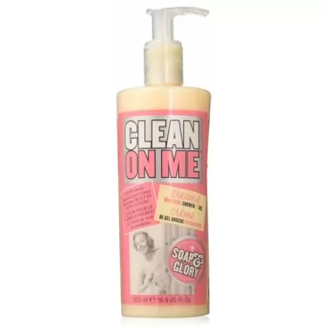 Soap & Glory Clean On Me Shower Gel and Body Lotion