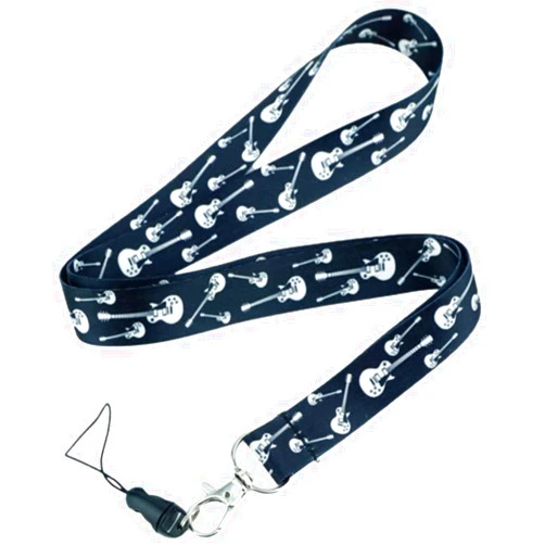 RedDoor_Hill Electric Musical Mammoth Guitar Music Lanyard Keychain Mobile Phone Key Ring Holder Accessories