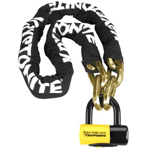 Kryptonite 5ft. Fahgettaboudit Chain and New York Disc Lock