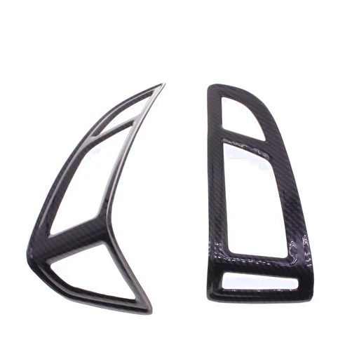 EIDRAN Compatible with Ford Focus 2012-2017 Carbon Fiber Color Dashboard air Conditioner Vent Cover
