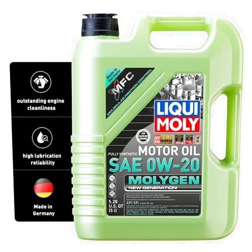 Liqui Moly Molygen New Generation SAE 0W-20 | 5 Liter | Fully synthetic engine oil | SKU: 20438