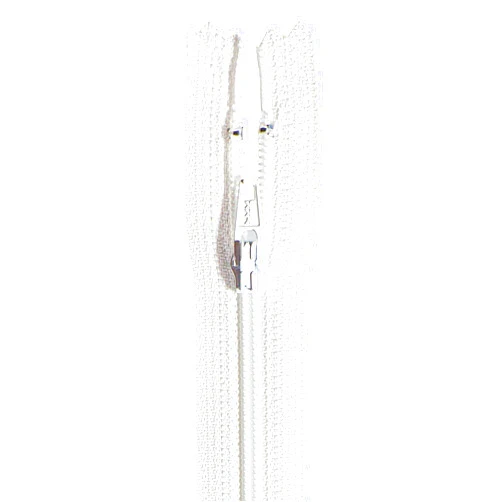 Lakesstory White Zipper Nylon Coil Zipper 22 inch Zippers for Sewing 22” DIY Zippers Supplies for Tailor Sewing Crafts