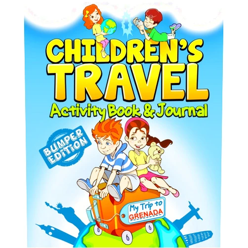 TravelJournalBooks Children's Travel Activity Book & Journal: My Trip to Grenada