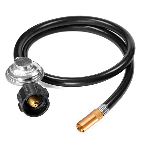 DOZYANT 6 Feet Propane Regulator and Hose for Blackstone 17inch and 22inch Table Top Griddle, Replacement Parts Connect to Large Propane Tank